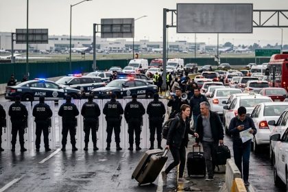 Rutas para entrar al AICM por bloqueo de taxistas| IA