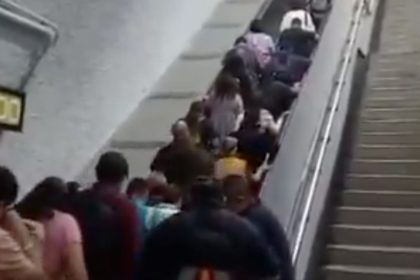metro escaleras