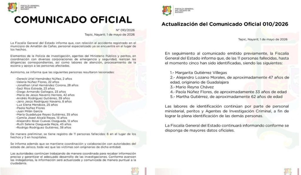 nayarit fallecimiento por volcadura