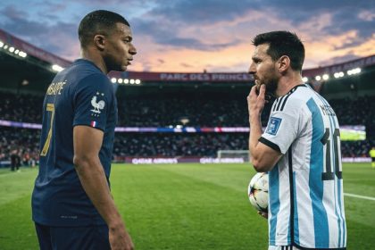 mbappé y messi