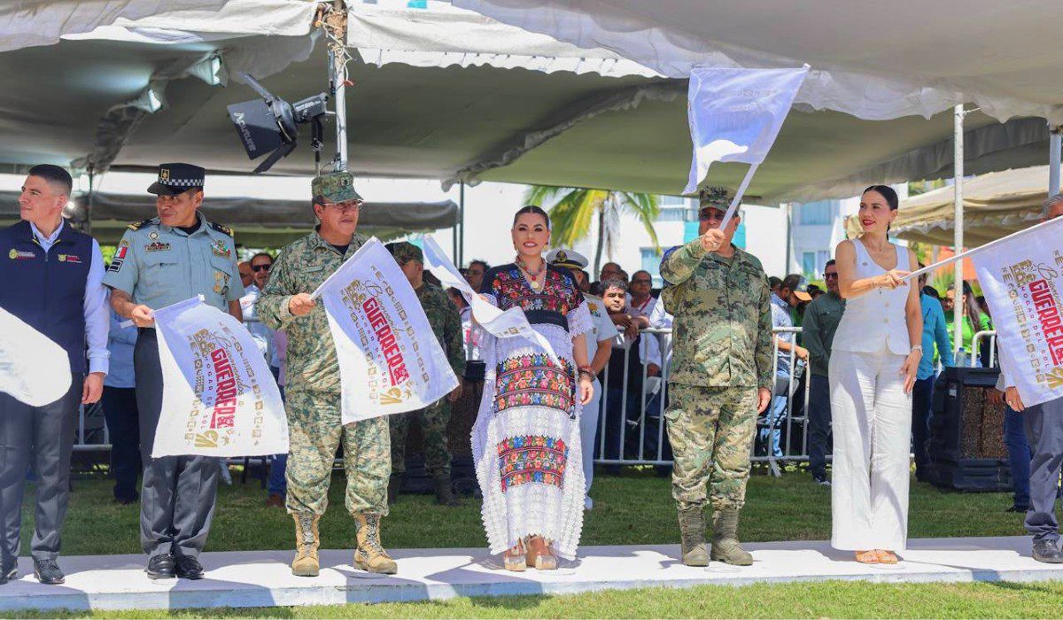 banderazo del vacaciones de verano, guerrero