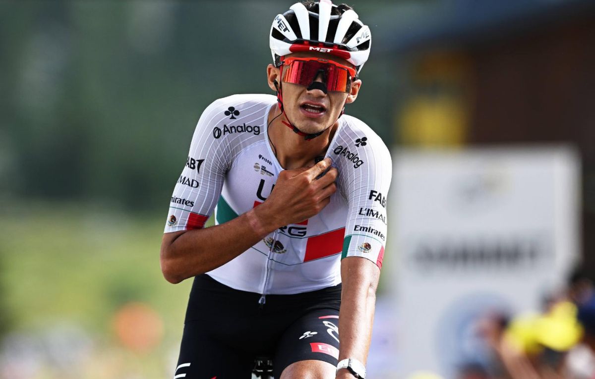 Isaac del Toro en el Tour de France