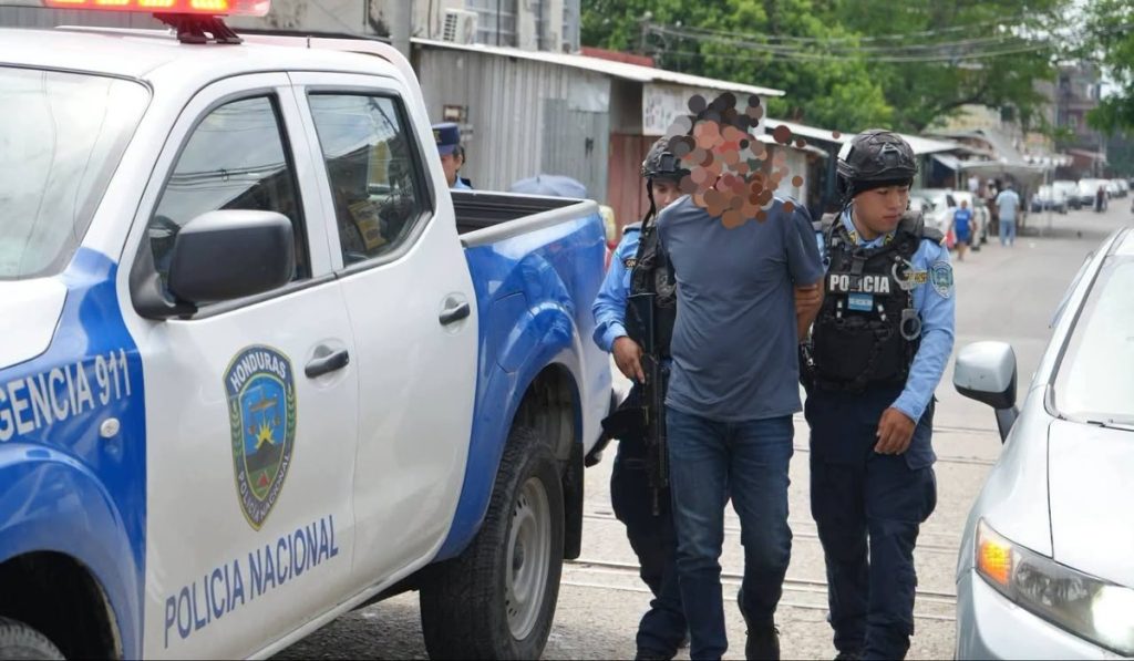 mexicano detenido en flagrancia en honduras