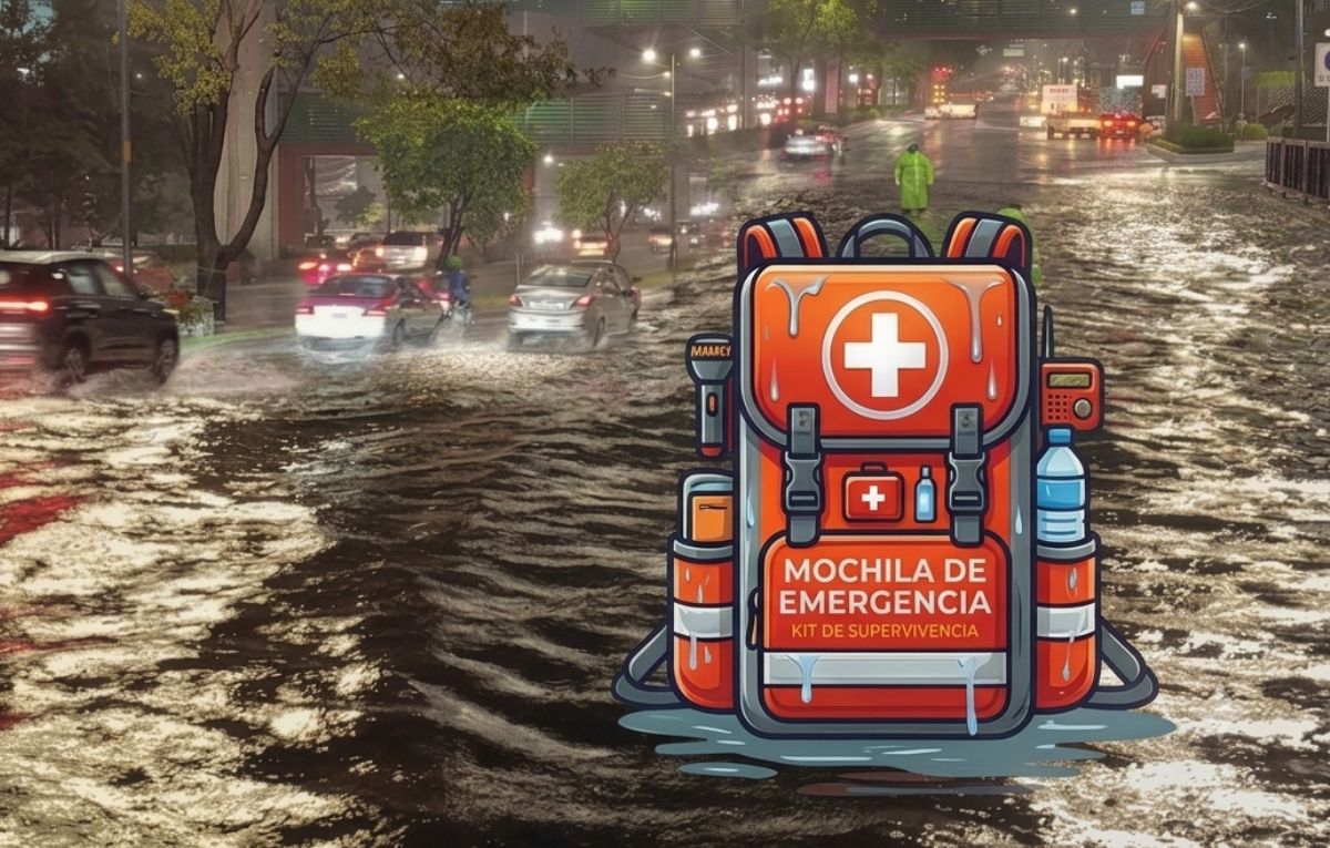 mochila de emergencia lluvias
