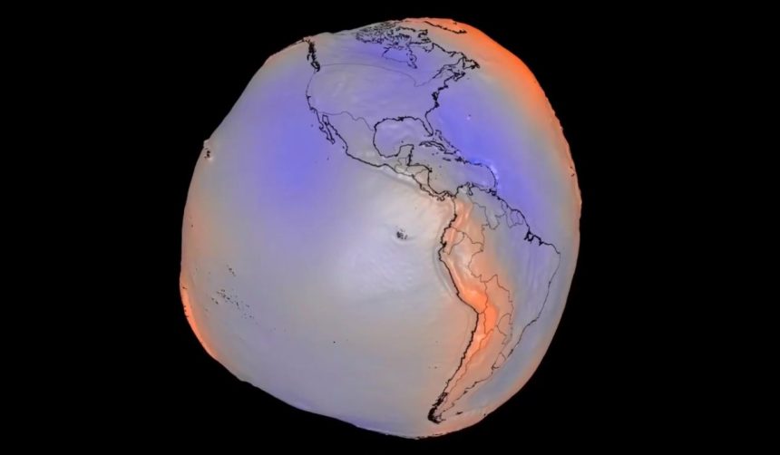 planeta tierra geoide, no es circular