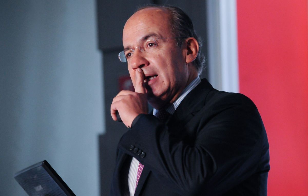Felipe Calderón expresidente de México. | FOTO: DIEGO SIMÓN SÁNCHEZ /CUARTOSCURO.COM