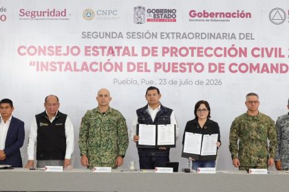 Gobierno de Puebla realiza reunión de Protección Civil | Cortesía