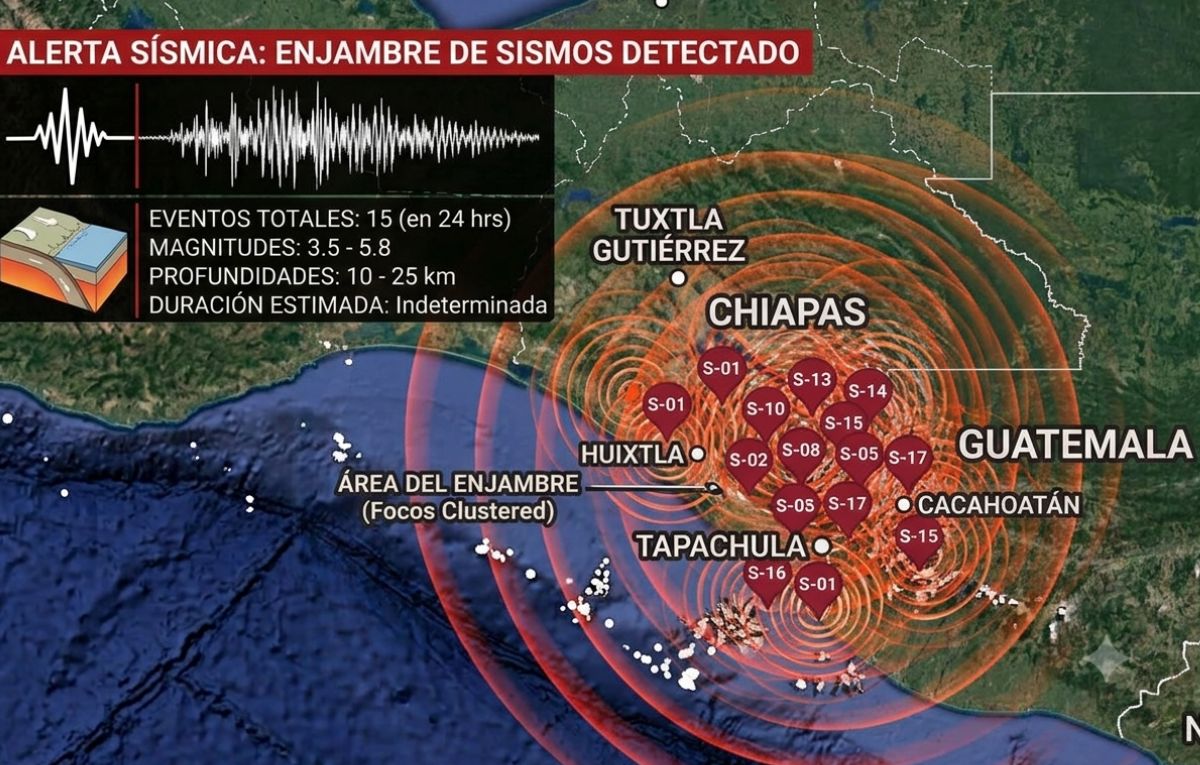 enjambre sismos chiapas