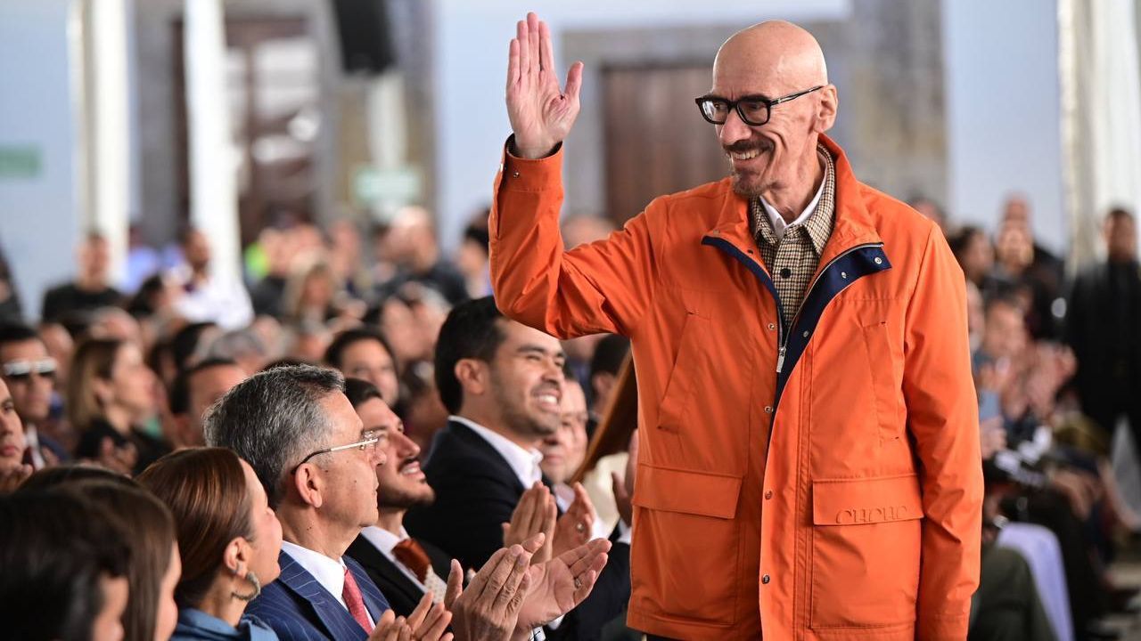 Dante Delgado en el informe de Pablo Lemus