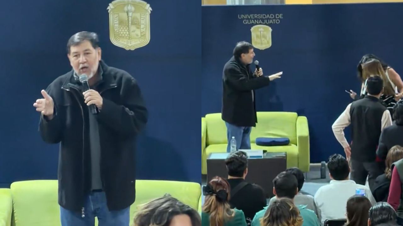 Gerardo Fernández Noroña en la Universidad de Guanajuato