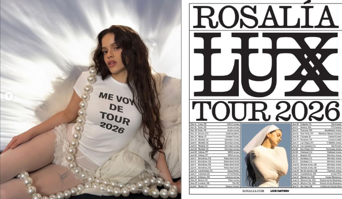 Rosalía LUX Tour 2026: fechas, precios, preventa y sedes de sus presentaciones en México