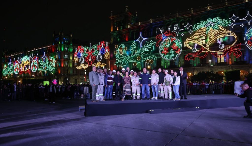Clara Brugada Ilumina la Temporada Navideña en CDMX