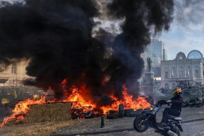 Agricultores protestan en Bruselas contra el acuerdo con el Mercosur