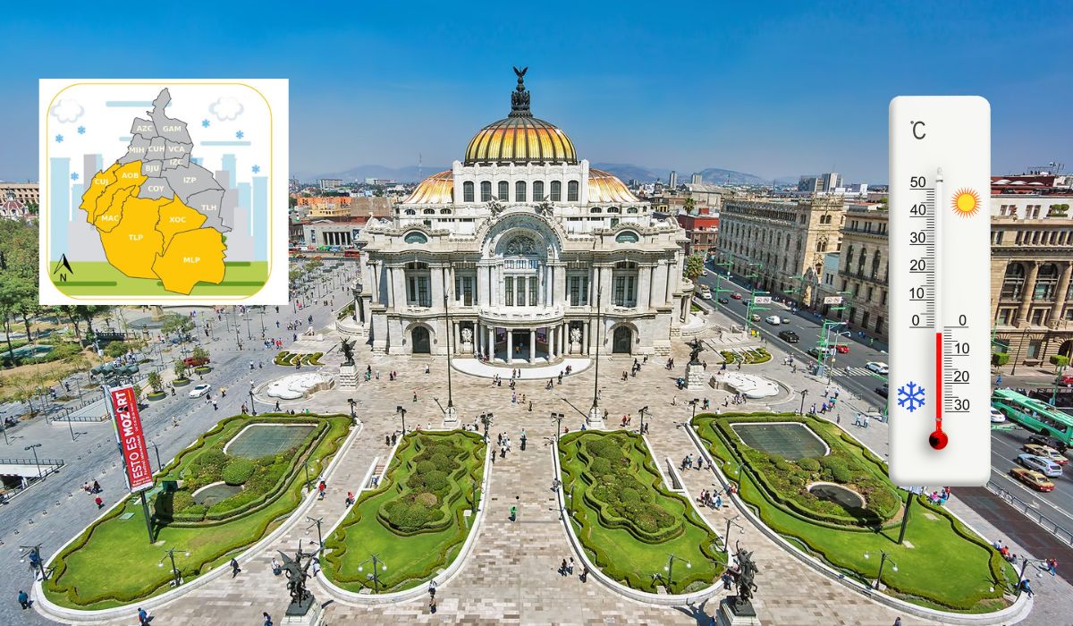 Temperaturas de 4 a 6 °C activan alerta amarilla en seis alcaldías de la CDMX