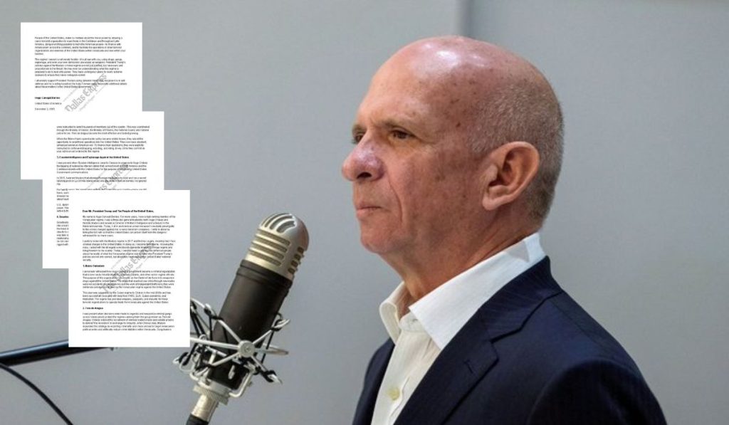 Hugo Carvajal envía carta a Trump