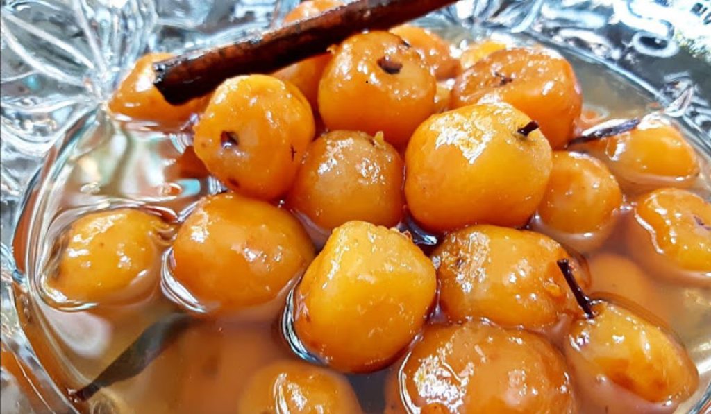 Dulce de tejocote casero