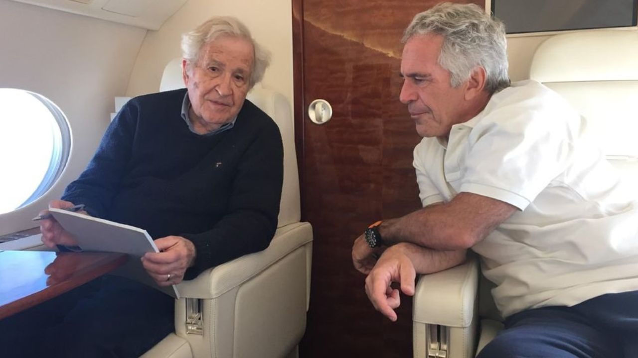 Noam Chomsky y Jeffrey Epstein