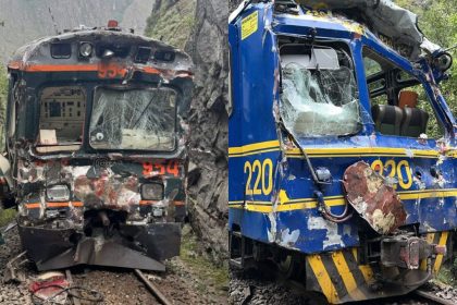 Colisión de trenes en Machu Picchu