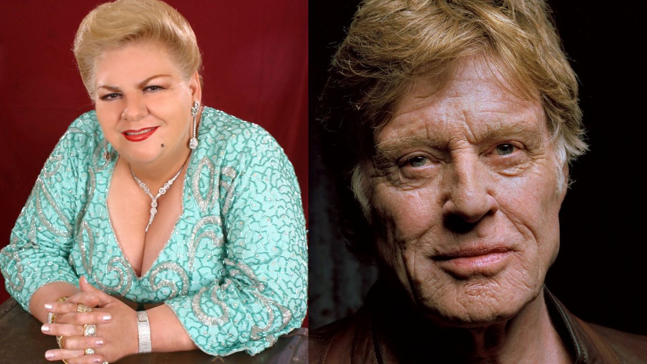 Paquita la del Barrio y Robert Redford