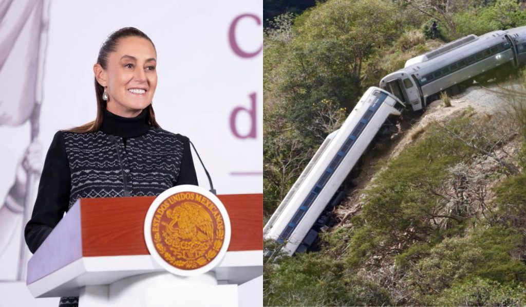 Sheinbaum anuncia atención a víctimas del Tren Interoceánico y a familiares de fallecidos con reparación integral del daño en sus comunidades