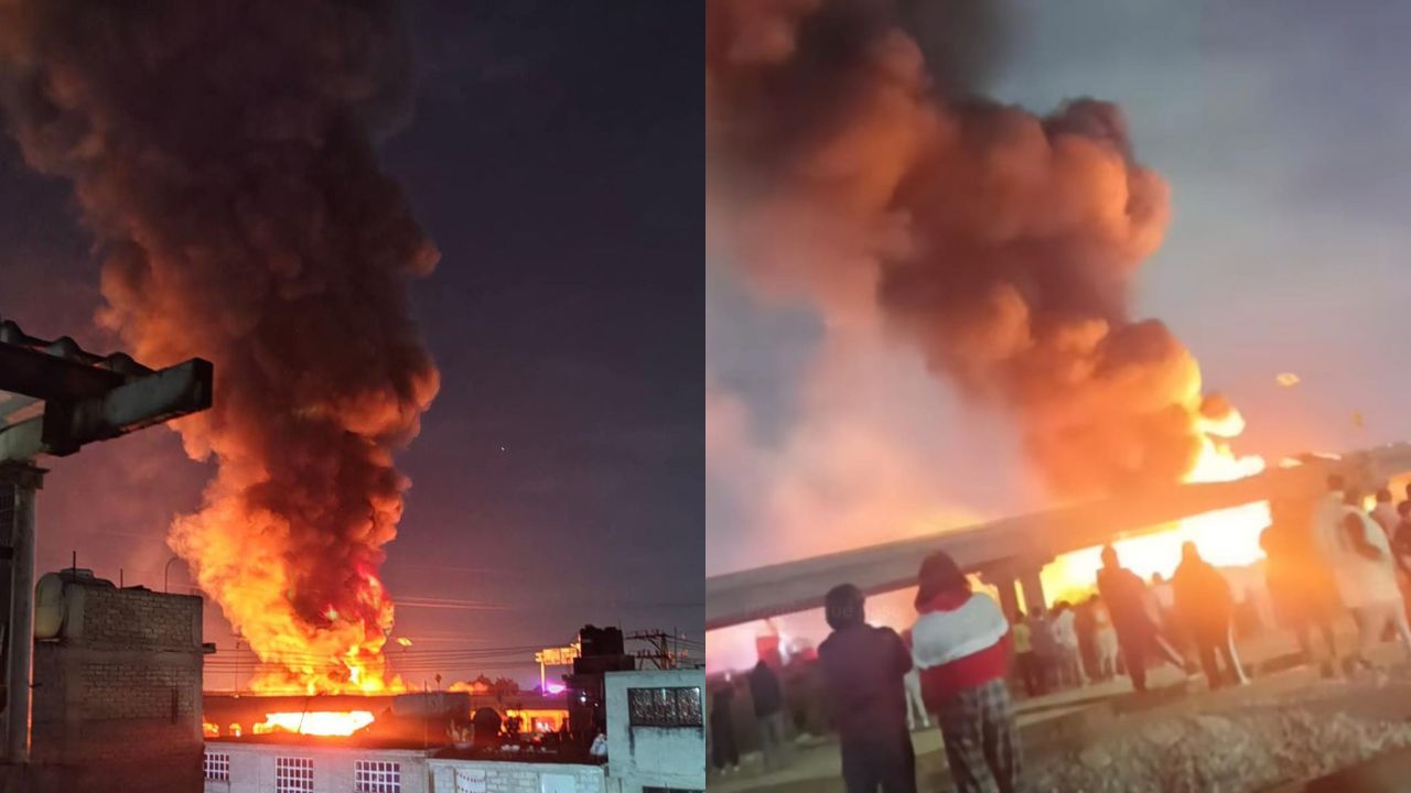 consume incendio fabrica de pinturas en ecatepec no se reportan lesionados