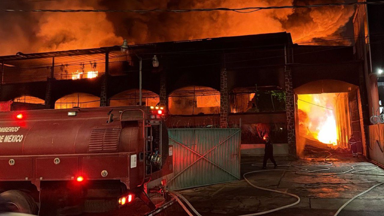 Incendio en Xochimilco| Redes sociales