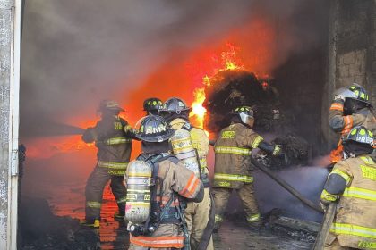 Incendio en bodega de Ecatepec