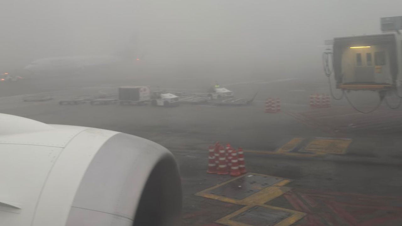 AICM, neblina