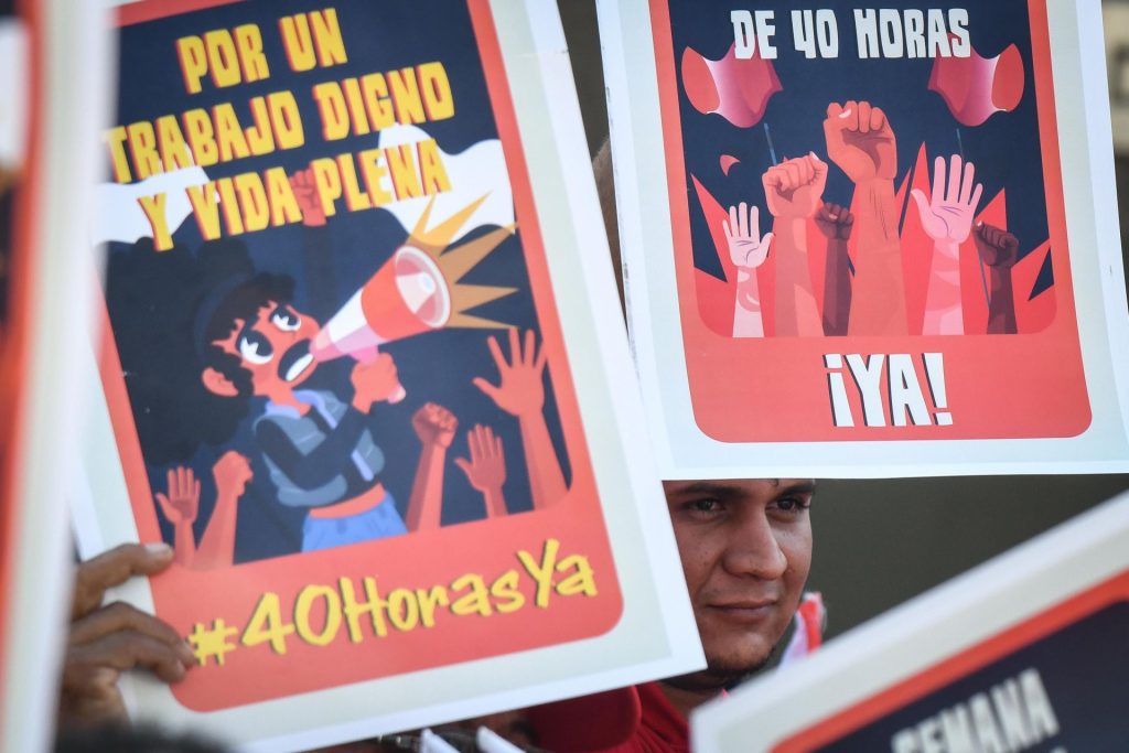 manifestación reforma 40 horas