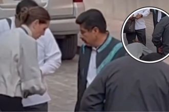 Video: Limpian zapatos a Hugo Aguilar, presidente de la Suprema Corte