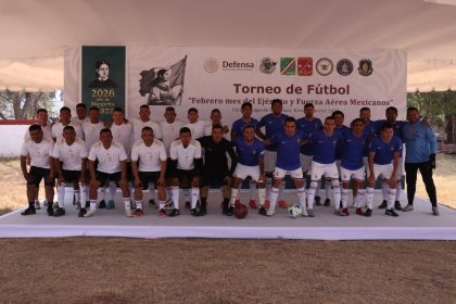 Ejército Mexicano impulsa la coordinación interinstitucional mediante actividades deportivas en el marco del Día del Ejército