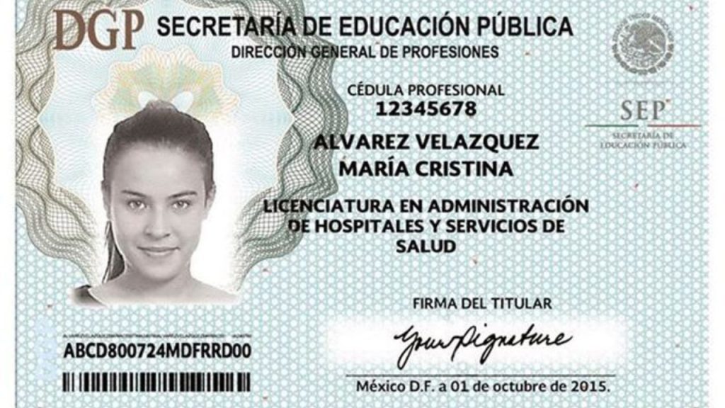 cedula profesional deja de ser identificacion oficial en mexico