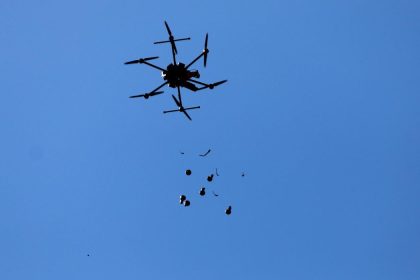 derriba fuerza armada de eu un dron de la propia patrulla fronteriza