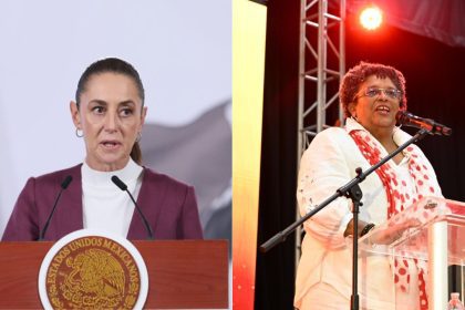 felicita sheinbaum a mia amor mottley por nuevo triunfo en elecciones de barbados