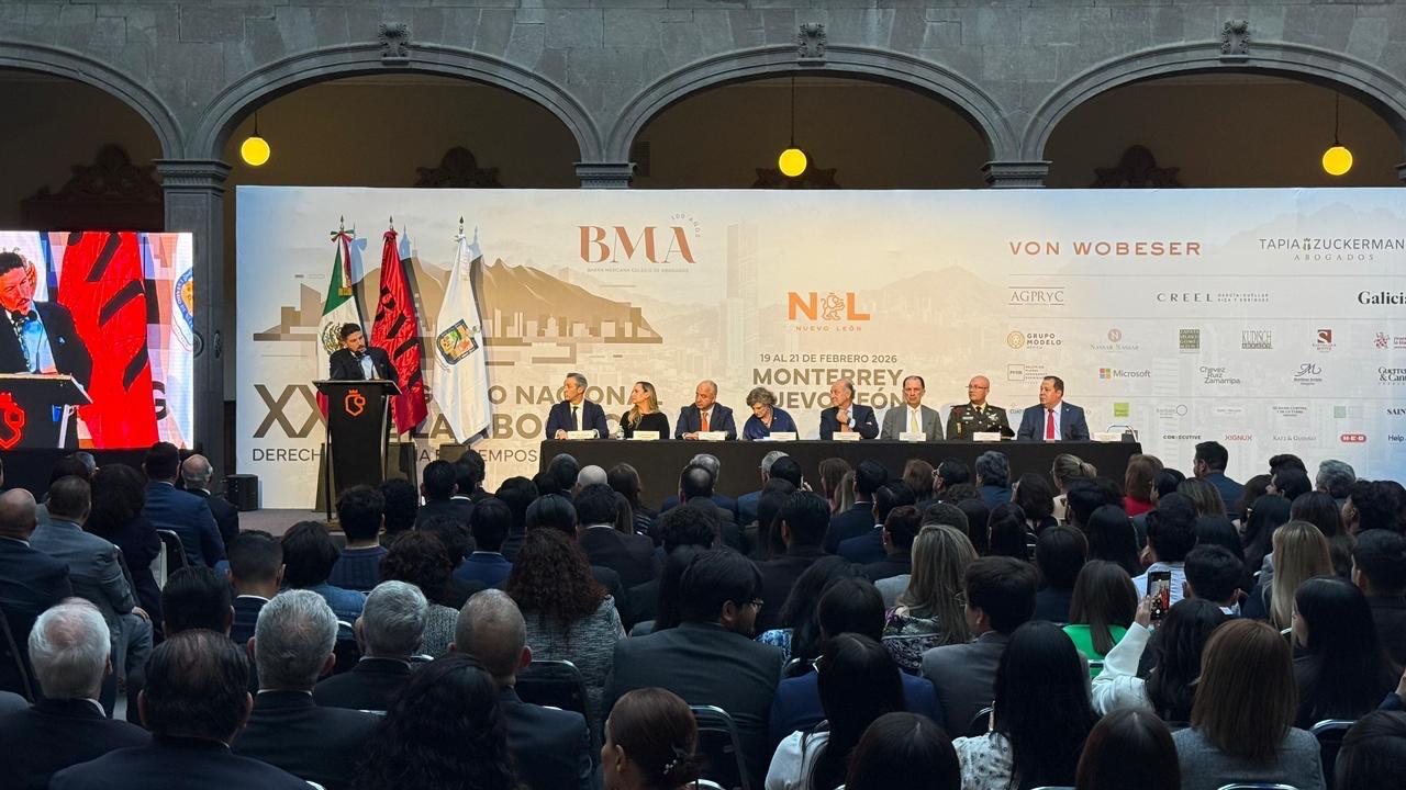 inauguran el congreso nacional de la barra mexicana colegio de abogados en monterrey nuevo leon