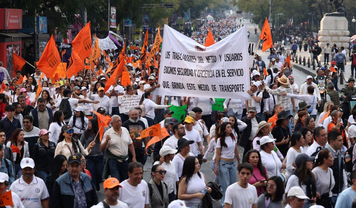 metro marcha trabajadores