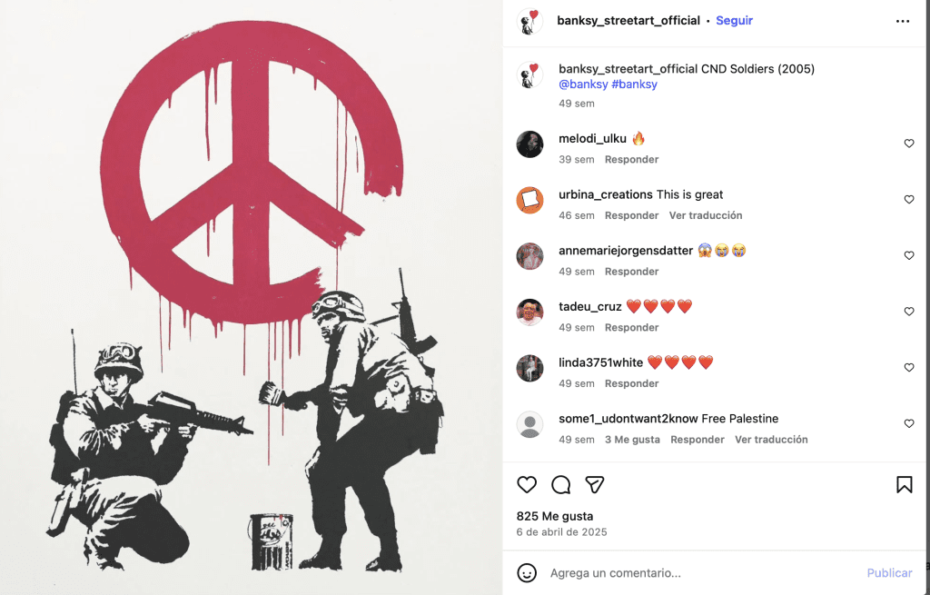Banksy. ¿se descubrió la identidad del pintor? | IG: Banksyyyy