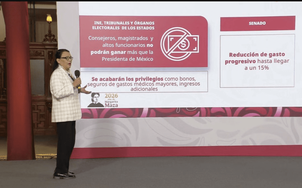 Rosa Icela Rodríguez presenta el Plan B | Captura de pantalla