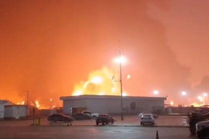 Incendio en puerto de Dos Bocas | Captura de pantalla