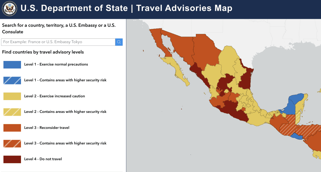 eu mapa inseguridad méxico