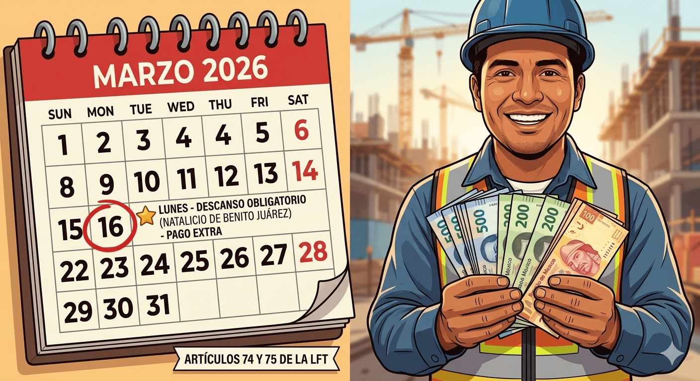 Pago doble el próximo 16 de marzo | IA