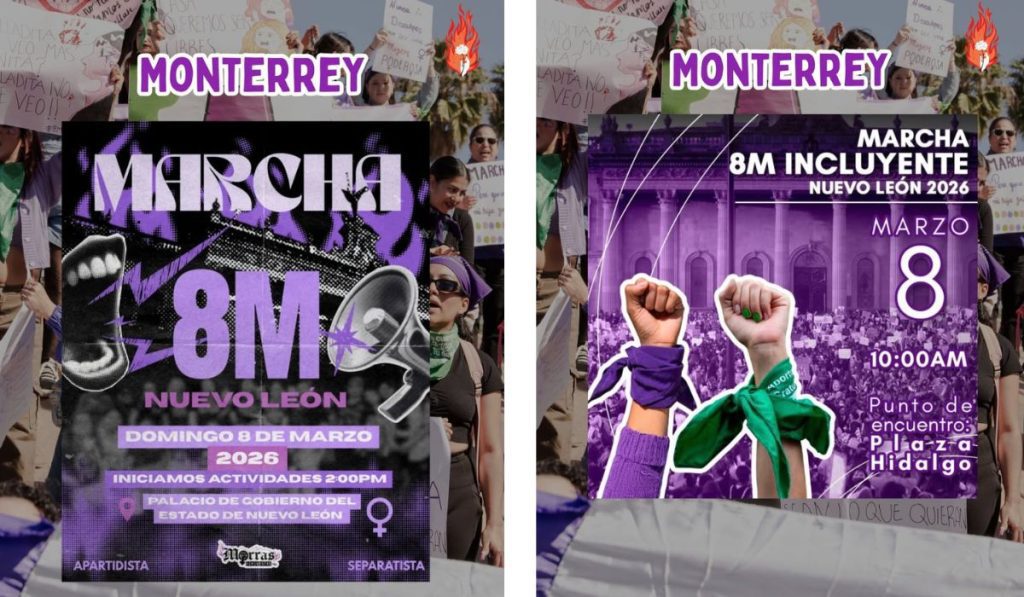 marcha 8m 2026 en mexico horarios rutas y puntos de reunion en monterrey puebla y guadalajara