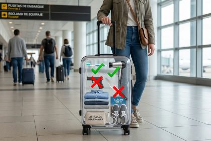 que va en la maleta lista completa de objetos para equipaje de mano y documentado