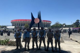 seguridad estadio azteca