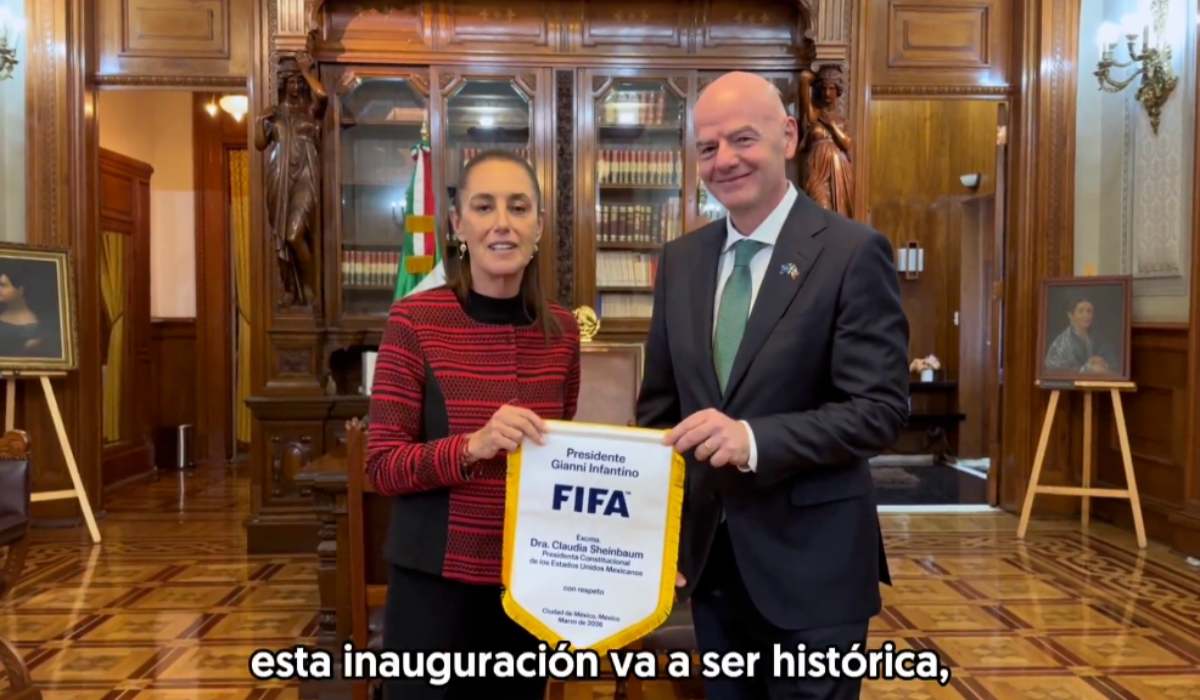 sheinbaum infantino mundial 2026