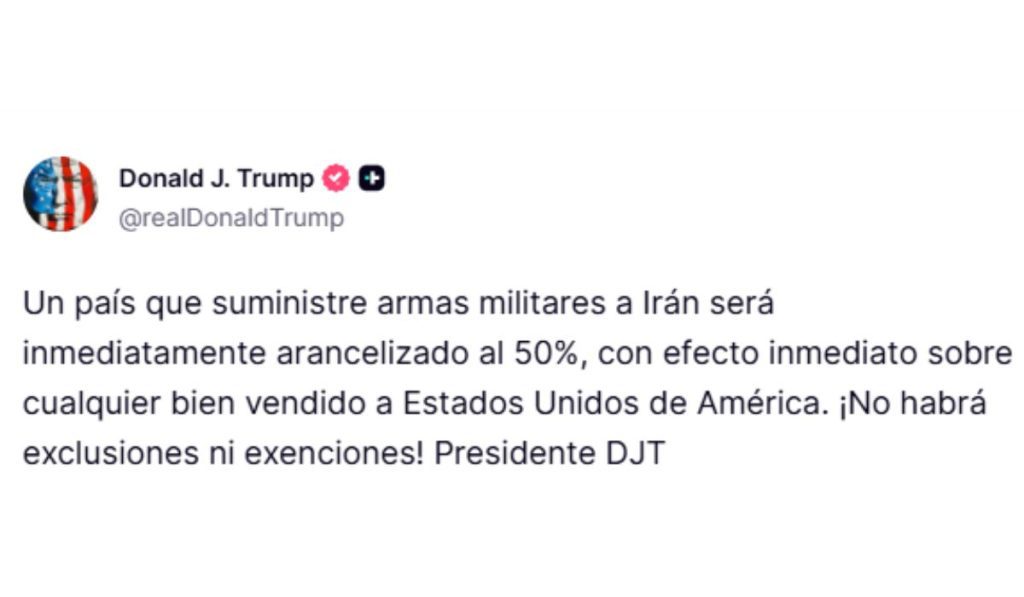 aranceles 50% dice trump