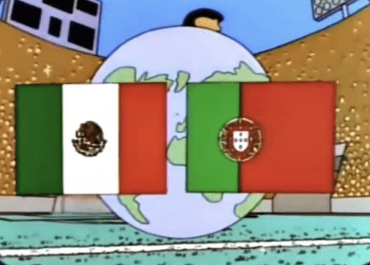 Los Simpson México vs Portugal | Los Simpson
