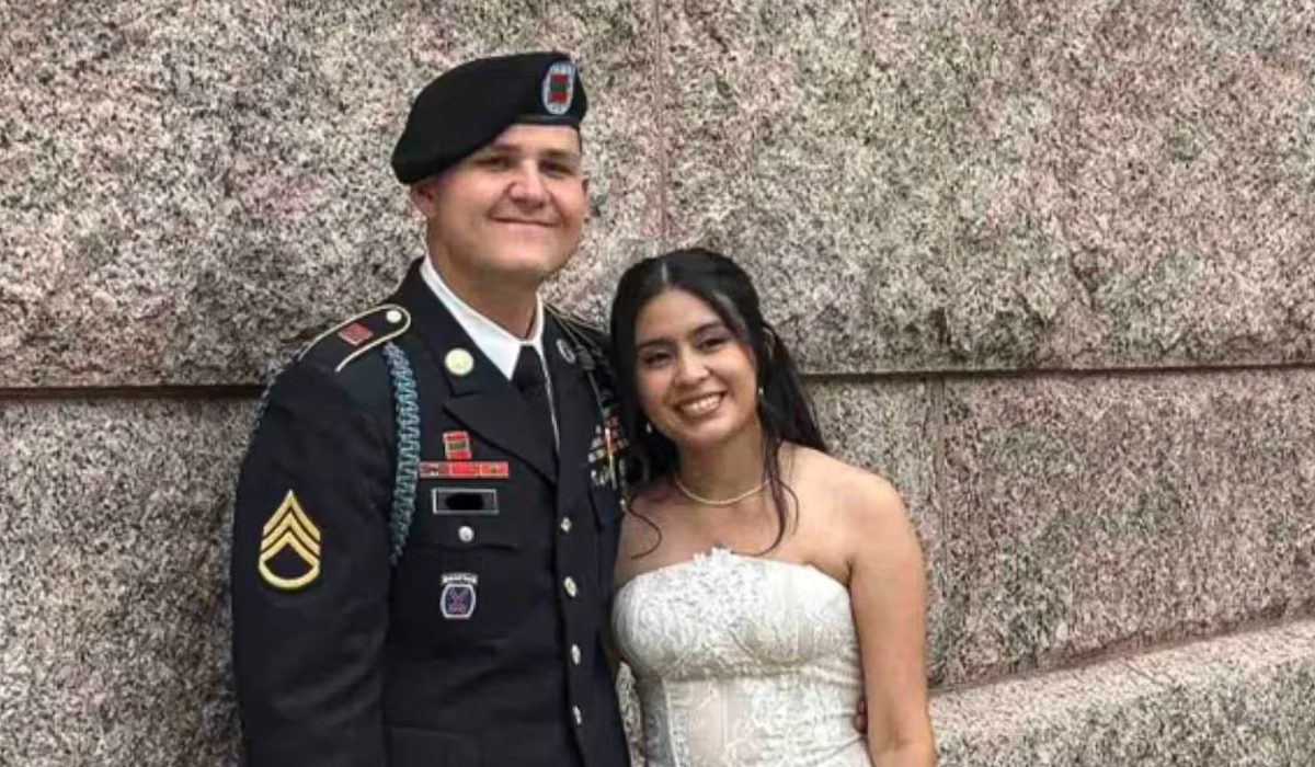 el sargento matthew blank y su esposa annie ramos