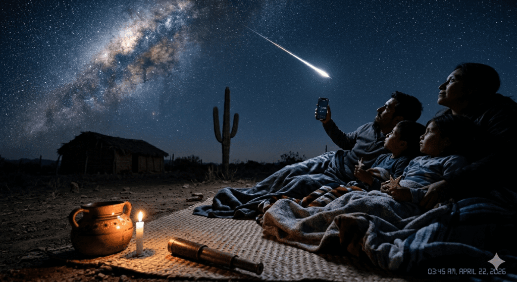 Lluvias de estrellas Líridas en México | IA 
