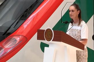 la presidenta claudia sheinbaum inaugura el tren felipe ángeles